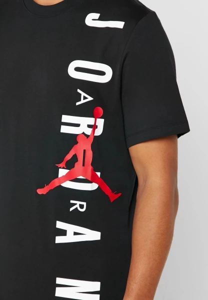 Футболка Nike JORDAN M JSW TEE HBR VERTICAL JRDN черная BV0086-010