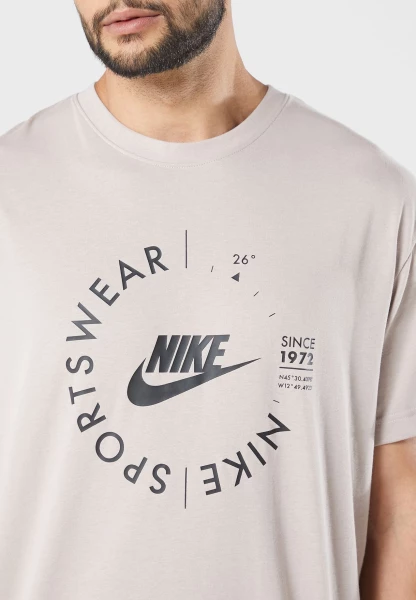 Футболка Nike M NSW SPU SS TEE бежевая FD1182-272