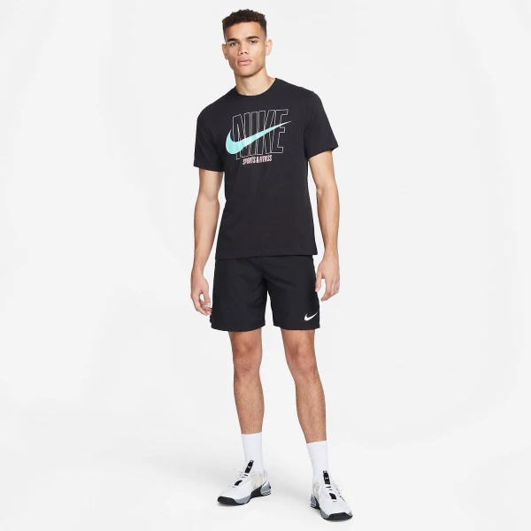 Футболка Nike NK DF TEE SLUB HBR чорна DZ2751-010