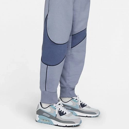 Спортивные штаны Nike M NK SWOOSH FLC PANT голубые DX0564-493