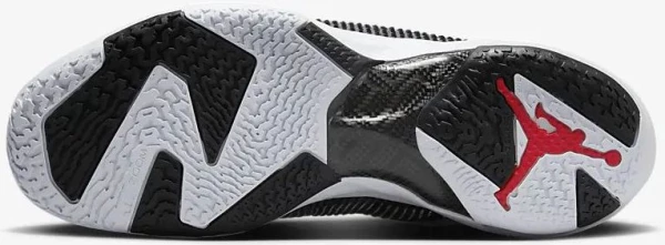 Кросівки баскетбольні Nike JORDAN AIR XXXVII LOW біло-чорно-червоні DQ4122-100