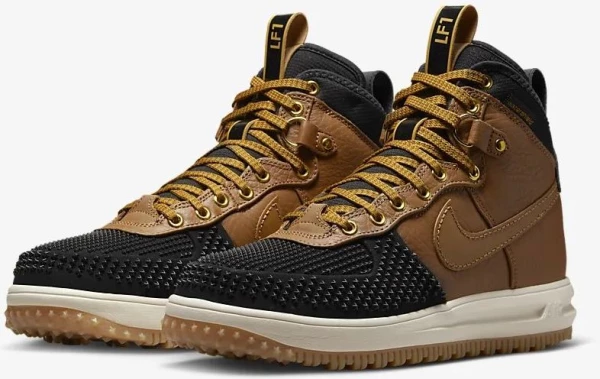 Кросівки Nike LUNAR FORCE 1 DUCKBOOT коричнево-чорні 805899-202