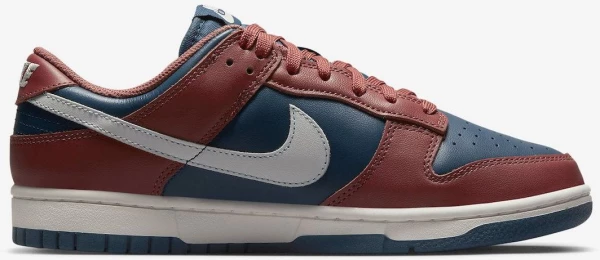 Кроссовки женские Nike DUNK LOW бордово-синие DD1503-602