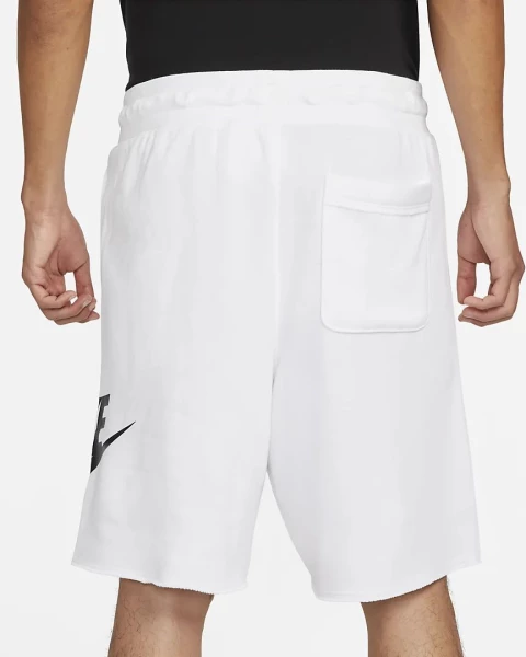 Шорти Nike M NK CLUB ALUMNI HBR FT SHORT біло-чорні DX0502-100