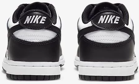 Кросівки дитячі Nike DUNK LOW (PS) чорно-білі CW1588-100