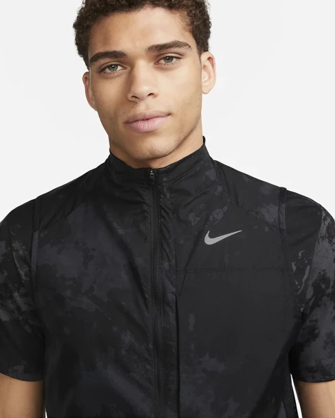 Жилетка для бігу Nike M NK RPL RUN DVN VEST чорна DX0847-010