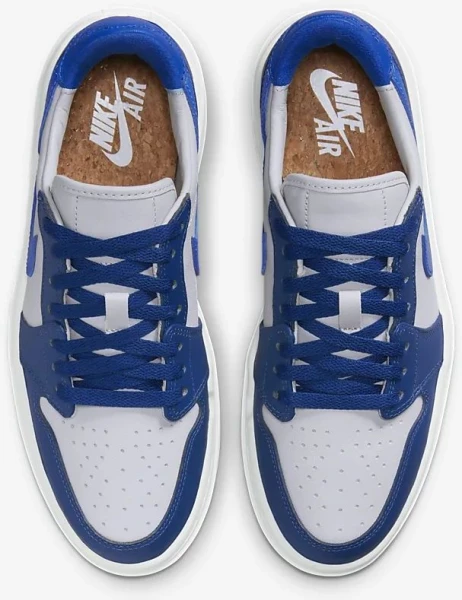 Кроссовки женские Nike WMNS AIR JORDAN 1 ELEVATE LOW сине-белые DH7004-400