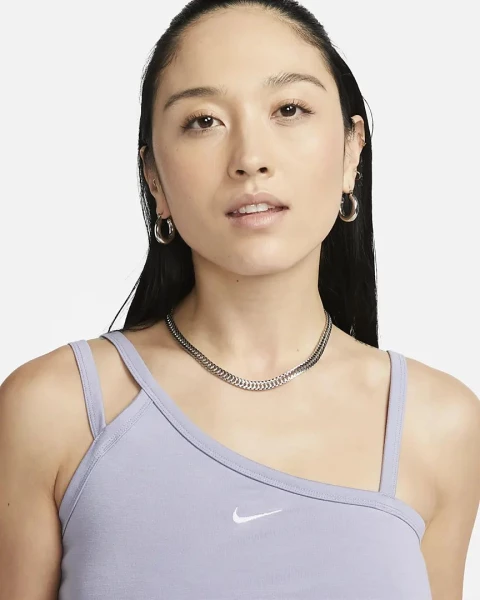 Топ жіночий Nike W NSW EVRDY MOD AYSM CROP TANK фіолетовий DV7926-519