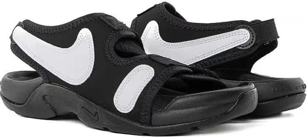 Сандали детские Nike SUNRAY ADJUST 6 (GS) черно-белые DX5544-002
