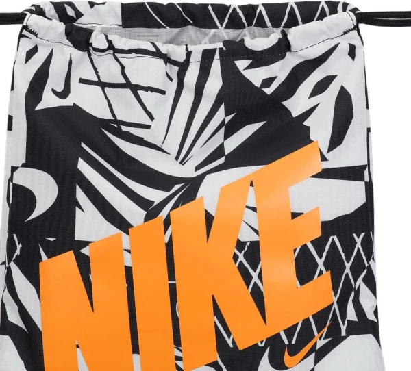 Сумка-мешок подростковая Nike Y NK DRAWSTRING - CAT AOP 1 черно-белая DV6144-010