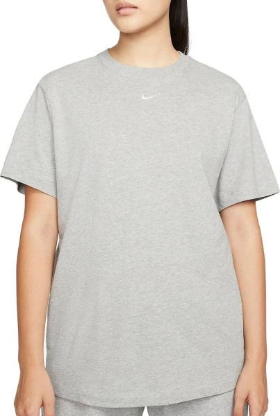 Футболка жіноча Nike W NSW ESSNTL TEE BF LBR сіра DN5697-063