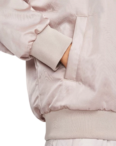 Куртка двухсторонняя женская Nike W NSW VRSTY BMBR JKT бежевая DV7876-272