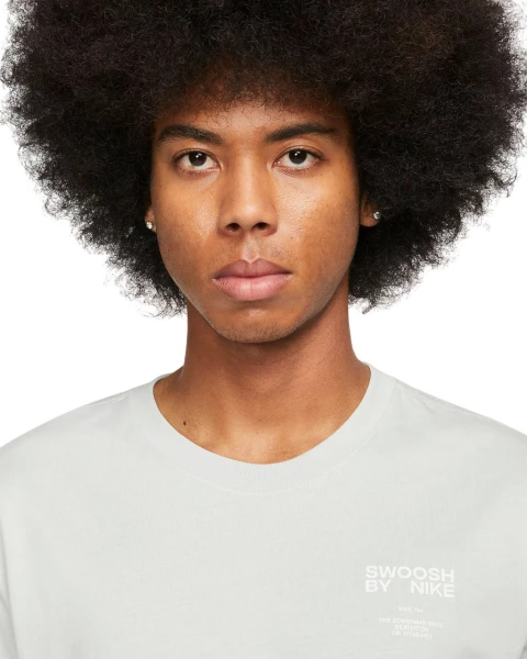Футболка Nike M NSW TEE BIG SWOOSH 2 сіра DZ2883-034
