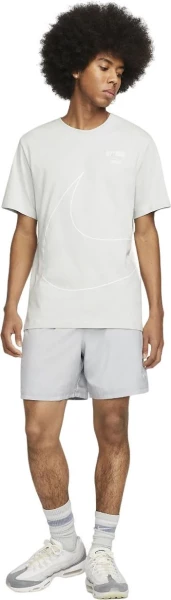 Футболка Nike M NSW TEE BIG SWOOSH 2 сіра DZ2883-034