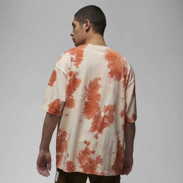 Футболка Nike MJ ESS STMT OVSZ GFX SS CREW бежево-жовтогаряча DX9583-111