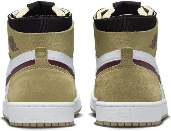 Кроссовки Nike AIR JORDAN 1 ZOOM AIR CMFT оливково-белые CT0978-203