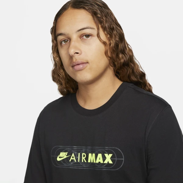 Футболка Nike M NSW AIR MAX SS TEE черная FB1439-010