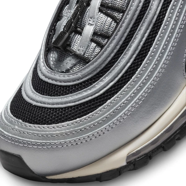 Кросівки жіночі Nike AIR MAX 97 сріблясто-чорні FD0800-001
