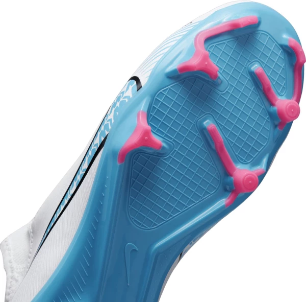 Бутси дитячі Nike JR ZOOM VAPOR 15 ACADEMY FG/MG біло-блакитні DJ5617-146