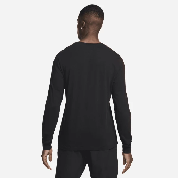 Лонгслів Nike M NSW CLUB TEE - LS чорний AR5193-010
