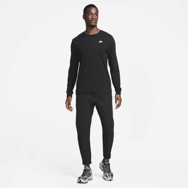 Лонгслів Nike M NSW CLUB TEE - LS чорний AR5193-010