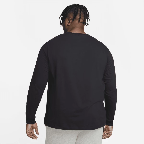 Лонгслів Nike M NSW CLUB TEE - LS чорний AR5193-010