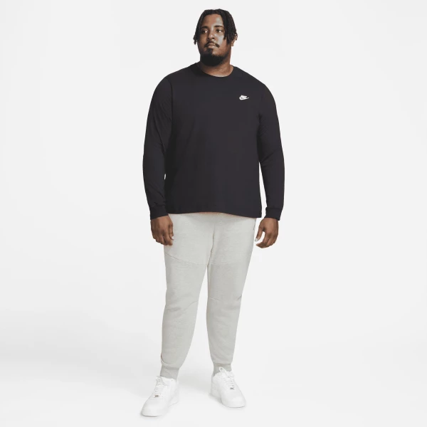 Лонгслів Nike M NSW CLUB TEE - LS чорний AR5193-010