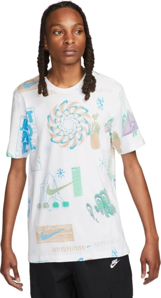 Футболка Nike M NSW TEE FESTIVAL AOP белая FB9780-100