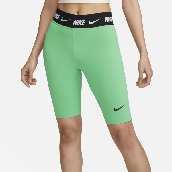 Шорты женские Nike W NSW SHORT TIGHT зеленые FJ6995-363