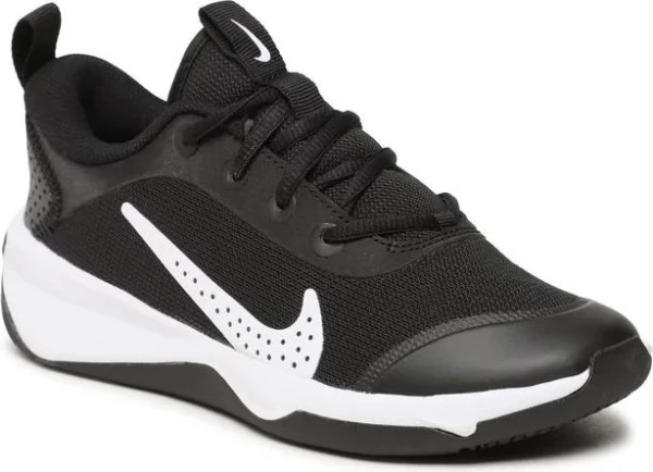 Кроссовки детские Nike OMNI MULTI-COURT (GS) черно-белые DM9027-002