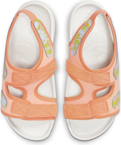Сандали детские Nike SUNRAY ADJUST 6 SE (GS) оранжевые DX6383-800