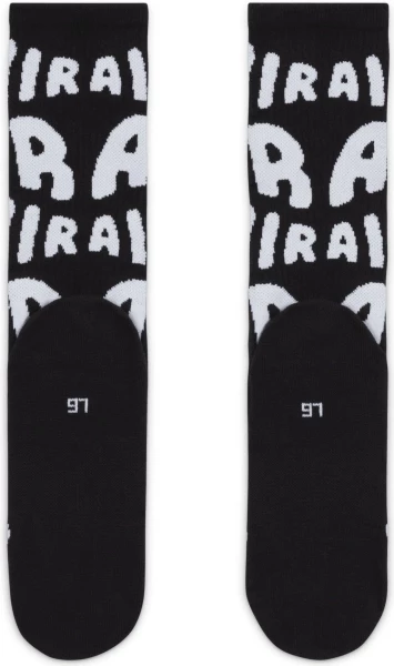 Шкарпетки Nike U NK ED ESS CRW 1P 168 CIR AR чорно-білі DR9719-010