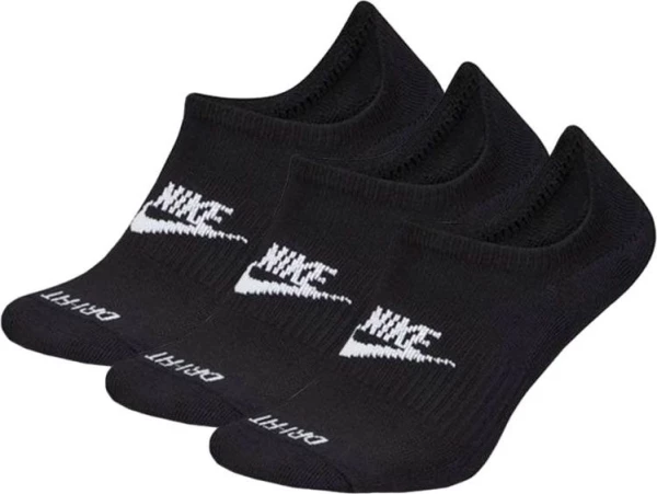Шкарпетки Nike U NK EVRYDAY PLUS CUSH FOOTIE чорні DN3314-010