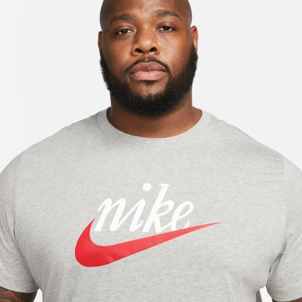 Футболка Nike M NSW TEE FUTURA 2 сіра DZ3279-063