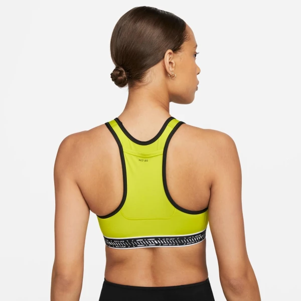 Топ жіночий Nike W NK SWSH ON THE RUN BRA салатовий DV9914-308