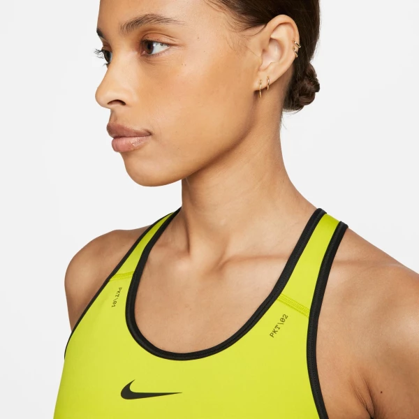 Топ жіночий Nike W NK SWSH ON THE RUN BRA салатовий DV9914-308