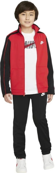 Спортивный костюм подростковый Nike U NSW FUTURA POLY CUFF TS красно-черный DH9661-657
