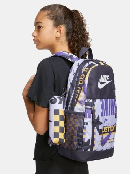 Рюкзак подростковый Nike Y NK ELMNTL BKPK - CAT AOP 3 фиолетовый DV6142-015