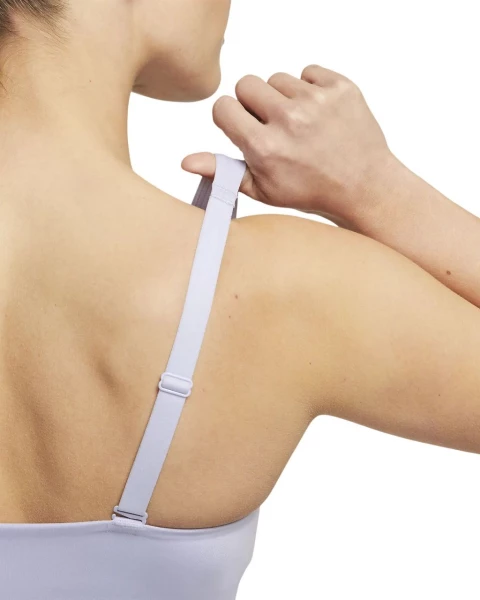 Топ женский Nike W NK DF INDY PLUNGE CUTOUT BRA светло-фиолетовый DV9837-536