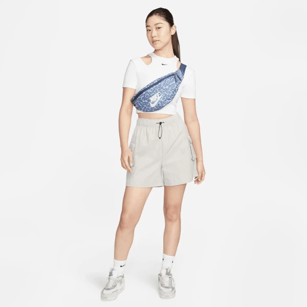 Сумка на пояс Nike NK HERITAGE WAISTPCK - ACCS PR синяя FD5593-491