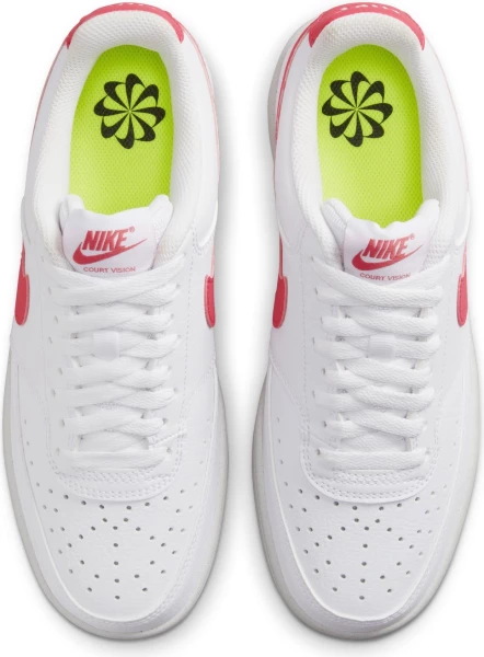Кроссовки женские Nike W COURT VISION LO NN бело-коралловые DR9885-101