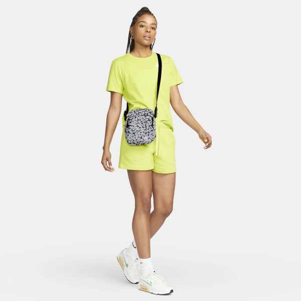 Сумка через плечо Nike NK HERITAGE CRSSBDY - ACCS PRN черно-белая FD5595-010