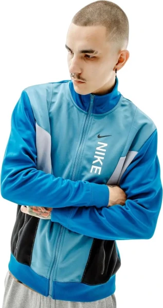 Олимпийка (мастерка) Nike M NSW HYBRID PK TRACKTOP бирюзовая FB1626-440