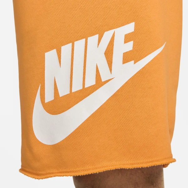 Шорты Nike CLUB ALUMNI HBR FT SHORT желтые DX0502-717