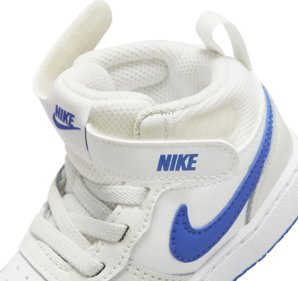 Кроссовки детские Nike COURT BOROUGH MID 2 (TDV) бело-синие CD7784-113