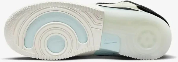 Кроссовки Nike AIR FORCE 1 MID REACT черно-зеленые DQ1872-100