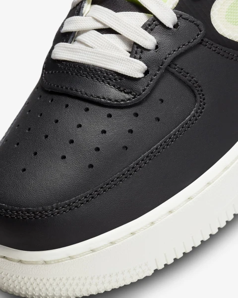 Кроссовки Nike AIR FORCE 1 MID REACT черно-зеленые DQ1872-100