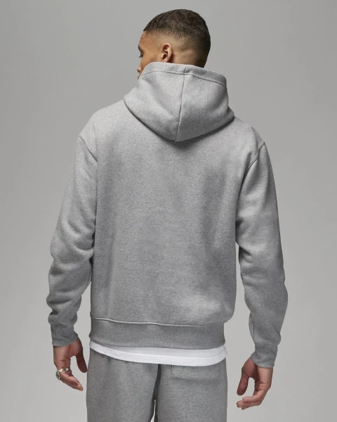 Худи Nike M J ESS FLC PO серое FJ7774-091