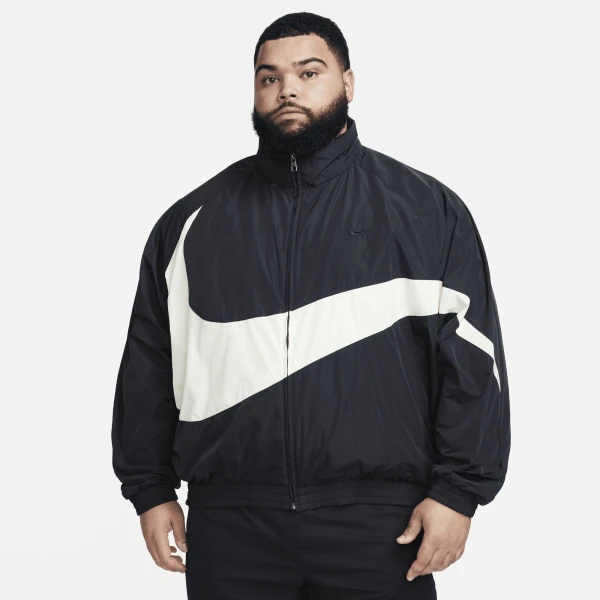 Куртка Nike SWOOSH чорно-бежева FB7877-010