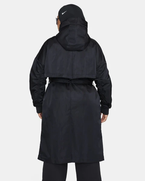 Тренч жіночий Nike TRENCH SU чорний FB4521-010